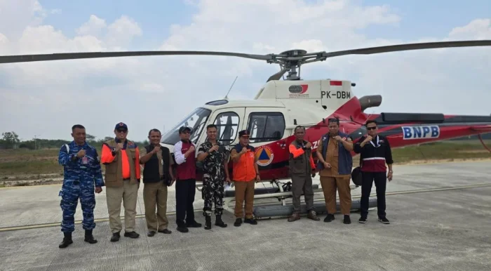 Helikopter BNPB Mulai Beroperasi, Bantuas Jadi Target Perdana Water Bombing