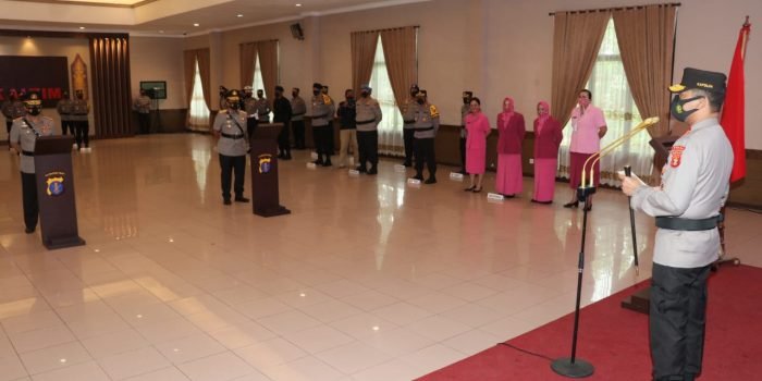 Kapolda Pimpin Serah Terima Jabatan Wakapolda Kalimantan Timur