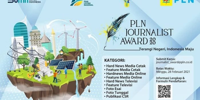 Penghargaan Karya Jurnalistik, PLN Menggelar  Journalist Awards 2020