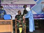 Penyuntikan Vaksin Sinovac Perdana untuk Pangdam VI Mulawarman Foto Pendam