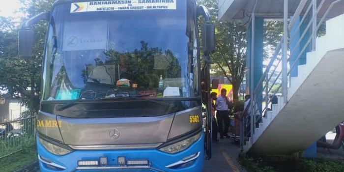 Kemenhub Sediakan Empat Bus Damri, Untuk Melayani Rute Perjalanan Tanah Grogot,  Batu Licin, Sengayam dan Banjarmasin