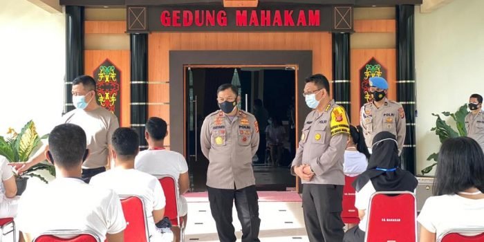 Wakapolda Kaltim, Tinjau Pelaksanaan Pemeriksaan Kesehatan Tahap I Peserta Seleksi SIPPS 2021