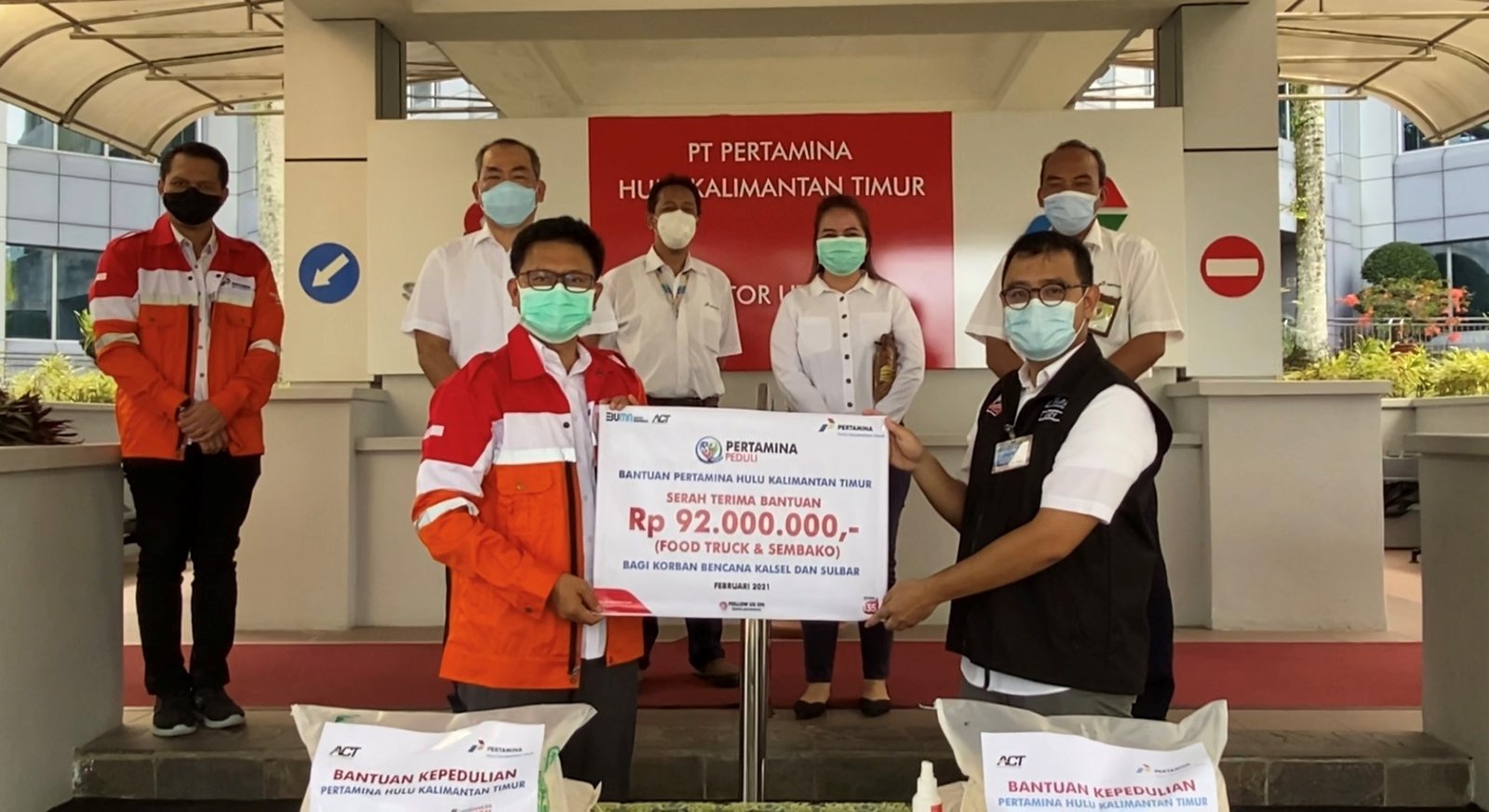 PT Pertamina Hulu Kalimantan Timur (PHKT) memberikan bantuan berupa Food Truck dan Sembako kepada para korban bencana melalui Yayasan Aksi Cepat Tanggap (ACT) Kaltim
