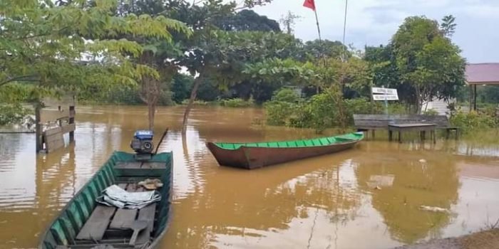 BPBD Kubar Imbau Masyarakat DAS Untuk Tetap Waspada, Sempat Ada Luapan Air Sungai Kedang Pahu