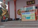 Suasana Imlek di Klenteng Guang De Miou Balikpapan pada Jumat (12/2/2021)