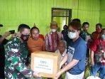 Danrem 091/ ASN Brigjen TNI Cahyo Suryo mengunjungi keluarga korban pembunuhan di Kampung Linggang Bigung, Kecamatan Barong Tongkok, Kabupaten Kutai Barat