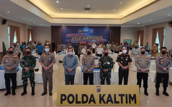 Launching ETLE Tilang Elektronik Tahap 1 Polda Kaltim