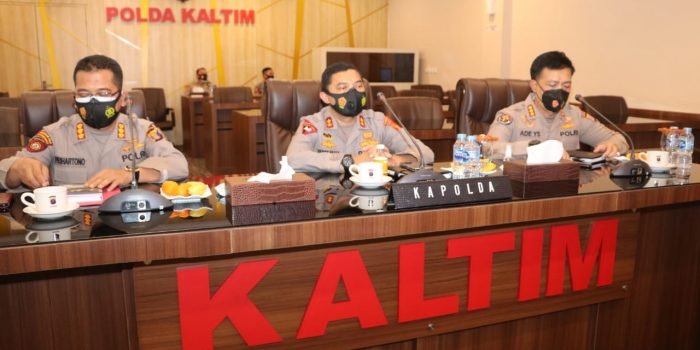 Bahas Panduan CHSE Untuk Industri MICE, Kapolda Kaltim Ikuti Vicon Dengan Kemenparekraf