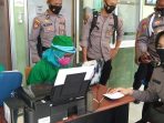 Suasana pelaksanaan vaksinasi covid-19 tahap kedua di Kodim 0912/KBR. 