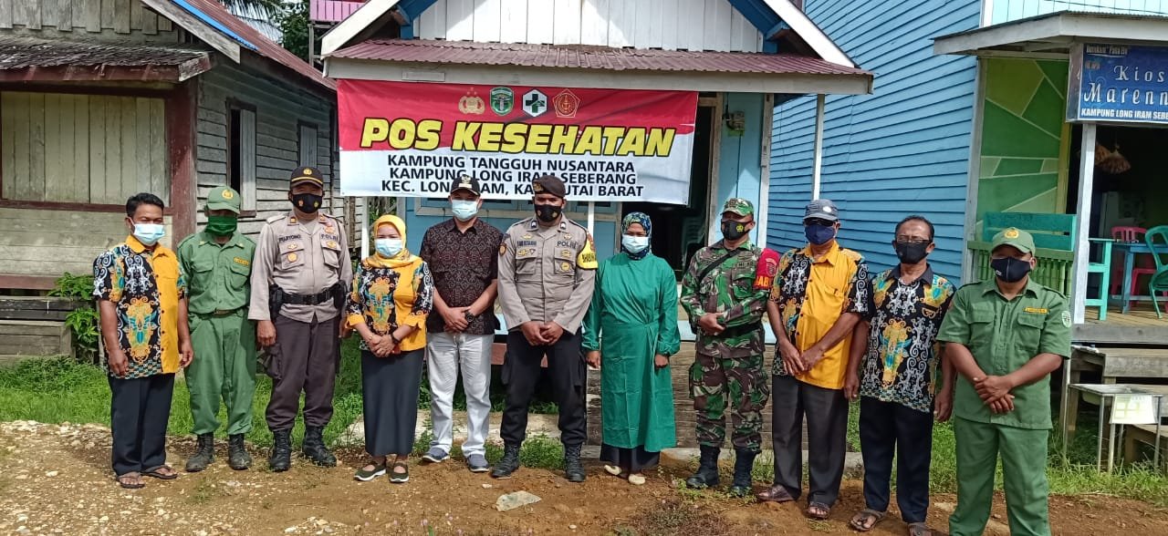 Kampung Long Iram Seberang, Kabupaten Kutai Barat dinobatkan jadi Kampung Tangguh Nusantara.