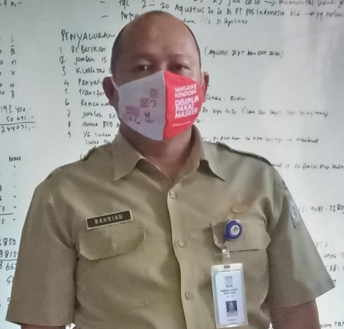 Kepala Bidang (Kabid) Perlindungan dan Jaminan Sosial, Dinsos Kota Balikpapan Bahrian. Foto : BorneoFlash.com/Muhammad Eko.