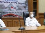 Wakil Bupati Kutai Barat, Edyanto Arkan saat ikuti Rakor BNK Se-Kaltim beberapa waktu lalu. Foto : HO/Diskominfo Kutai Barat.