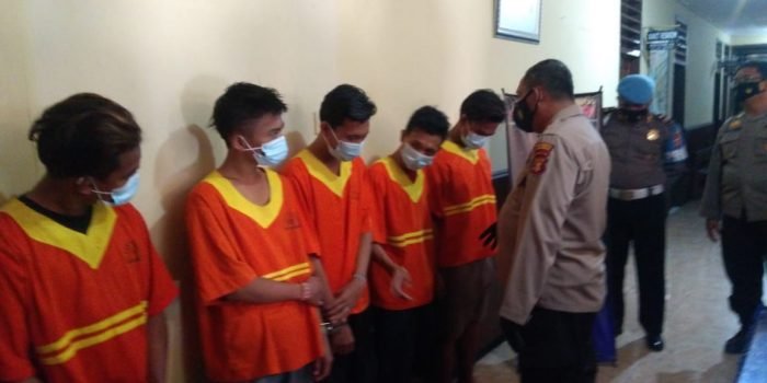 6 Pelaku Curat Diringkus Petugas Polsek Balikpapan Barat