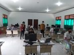 Suasana pelaksanaan simulasi ujian kompetensi keahlian (UKK) di SMK Negeri 2 Sendawar. Foto : BorneoFlash.com/Lilis Suryani.