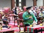 Bupati Kutai Barat FX Yapan saat membuka kegiatan workshop advokasi kebijakan dan pemenuhan hak anak di gedung ATJ Kutai Barat. Foto : BorneoFlash.com/Lilis Suryani.