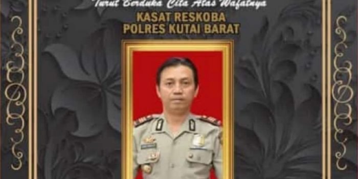 Kasat Narkoba Polres Kutai Barat AKP Simon Tammu Meninggal Dunia Setelah Positif Covid-19 