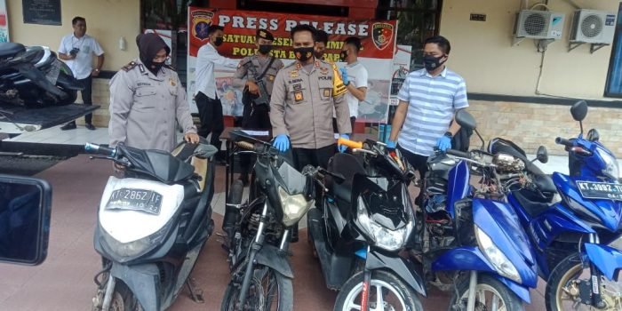 Barang Bukti hasil curian yang diamankan di Polresta Balikpapan pada Rabu (31/3/2021)