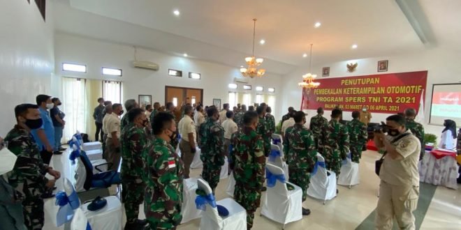 Pembekalan Otomotif yang digelar untuk TNI Kodam VI Mulawarman