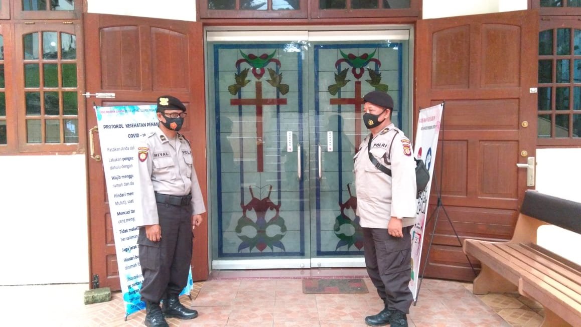 Pelaksanaan Ibadah Paskah di Gereja Bethel Injil Sepenuh Jemaat "Mawar Saron" Berlangsung Aman dan Kondusif