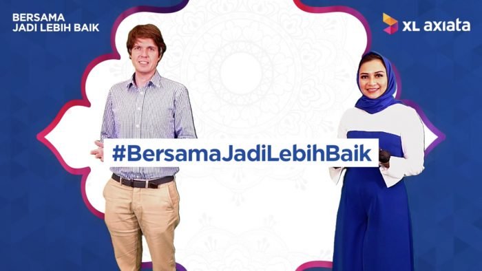 Director & Chief Commercial Officer XL Axiata, David Arcelus Oses dalam acara peluncuran program Ramadan “#BersamaJadiLebihBaik” di Jakarta, Kamis (8/4/2021). Foto : HO.