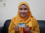 Marwah Nasrun, Peserta program Jaminan Kesehatan Nasional-Kartu Sehat Sehat (JKN-KIS). Foto : BorneoFlash.com/HO.