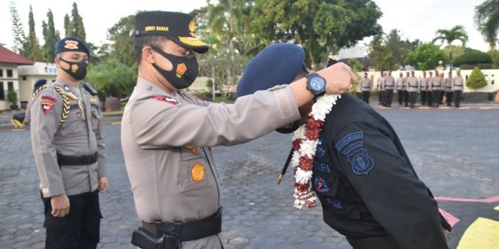 Personil Brimob Polda Kaltim usai Penugasan