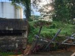 Kondisi Siring Bunker Jepang yang Roboh di Gunung Pipa, Kelurahan Muara Rapak, Balikpapan Utara, Selasa (25/5/2021). Foto : BorneoFlash.com/Muhammad Eko.