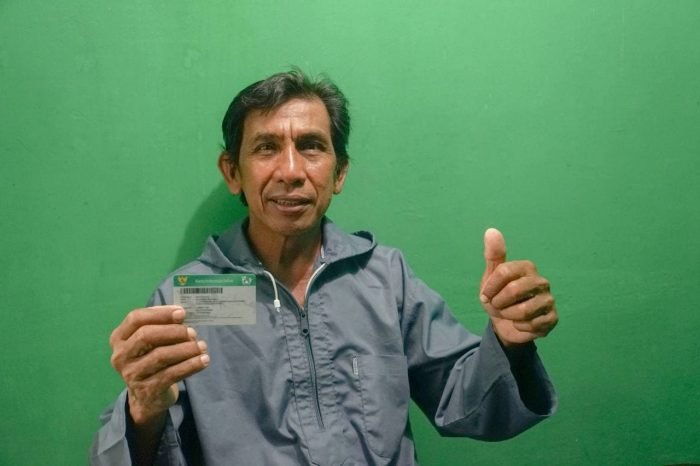 Majid (56) merupakan salah satu Peserta Jaminan Kesehatan Nasional-Kartu Indonesia Sehat (JKN-KIS) yang tinggal di Kota Balikpapan. Foto : HO.