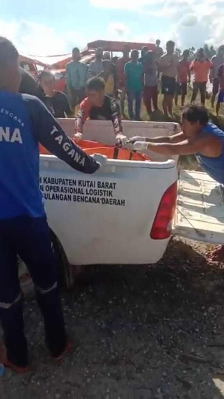 Tak Jauh Dari Lokasi Kejadian, Korban Tenggelam Akhirnya Ditemukan