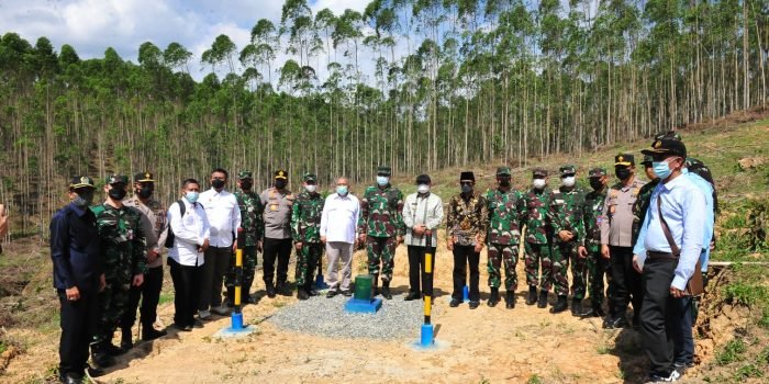 Kemenhan Tinjau Lokasi Pembangunan IKN di Kaltim