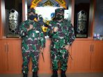 Pangdam VI Mulawarman Mayjen TNI Heri Wiranto dan Danlanal Balikpapan Kolonel Laut (P) Siswo Widodo. Foto : HO.