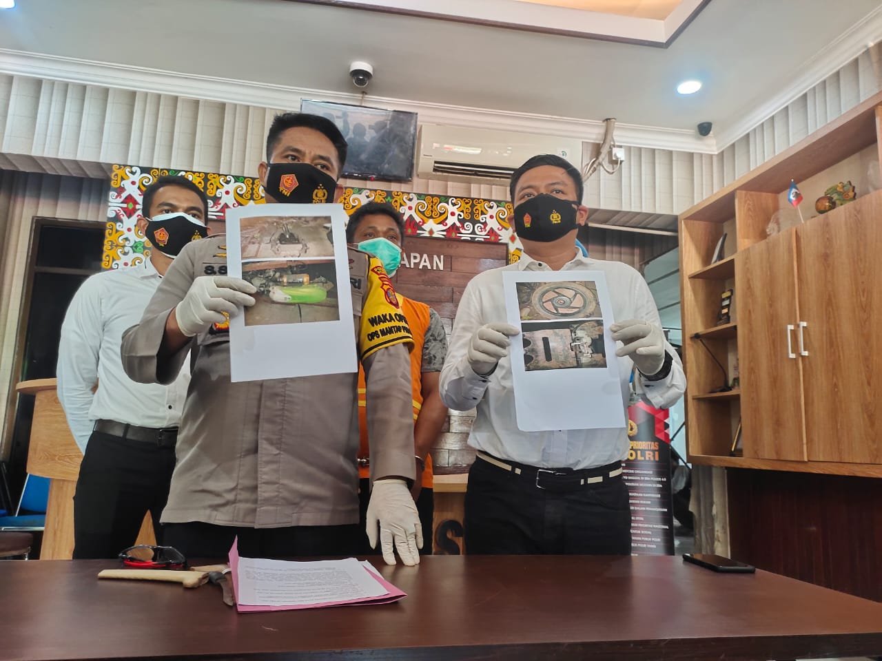 Polresta Balikpapan Gelar Konferensi Pers Pengungkapan Kasus Curanmor