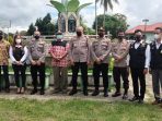 Dirbinmas Polda Kaltim bersama rombongan saat melakukan kunjungan kerja ke Kabupaten Kutai Barat dalam rangka memberikan supervisi penerapan PPKM Mikro. Foto : BorneoFlash.com/Lilis Suryani.