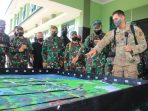 Tim dari US Army kembali laksanakan  peninjauan medan dalam rangka latihan bersama Garuda Shield-15/2021 yang akan dilaksanakan pada bulan Agustus mendatang di Puslatpur Amborawang Kodam VI/Mulawarman. Foto : HO/Pendam VI/Mulawarman.