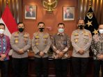 PLN UIW Kaltimra bersama dengan Kepolisian Daerah Kalimantan Timur menyepakati Memorandum of Understanding (MoU)  terkait Pengawasan dan Pengamanan Aset Kelistrikan di lingkungan Polda Kalimantan Timur, Kamis (03/06/2021). Foto : HO.