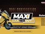 Motor Yamaha Maxi Series agar dapat tampil keren & nyaman. Foto : HO.