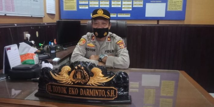 Kapolsek Balikpapan Barat, Kompol Totok Eko Darminto. Foto : BorneoFlash.com/Muhammad Eko.