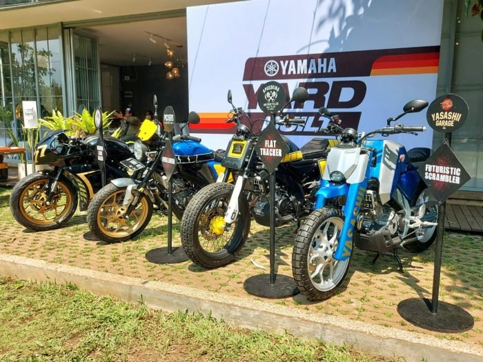 Hasil karya custom motor XSR 155 dari Yard Built Indonesia dapat dilihat pada event XSR 155 Motoride. Foto : HO.