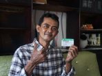 Imam Ghozali, salah satu warga Kota Balikpapan yang telah memanfaatkan program JKN-KIS. Foto : HO.