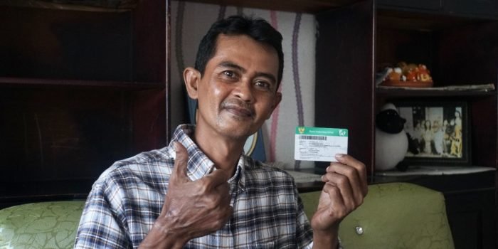 Imam Ghozali, salah satu warga Kota Balikpapan yang telah memanfaatkan program JKN-KIS. Foto : HO.