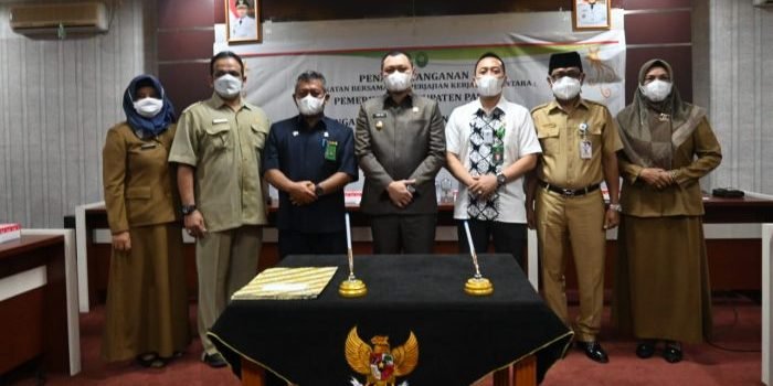 Pemkab Paser dan PN Tanah Grogot, Lakukan PKS Ingin Tingkatkan Pelayanan Terpadu Secara Prima Untuk Masyarakat 