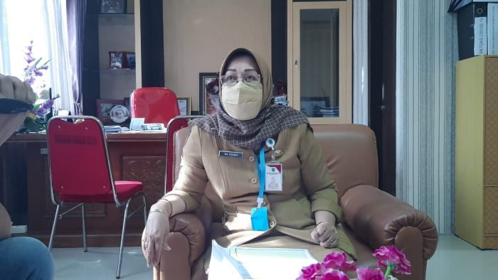 Ina Rosana, Asisten Ekonomi dan Pembangunan Sekretariat Daerah (Setda) Paser saat ditemui di ruang kerjanya, Senin (14/6/2021). Foto : BorneoFlash.com/Fitriani.