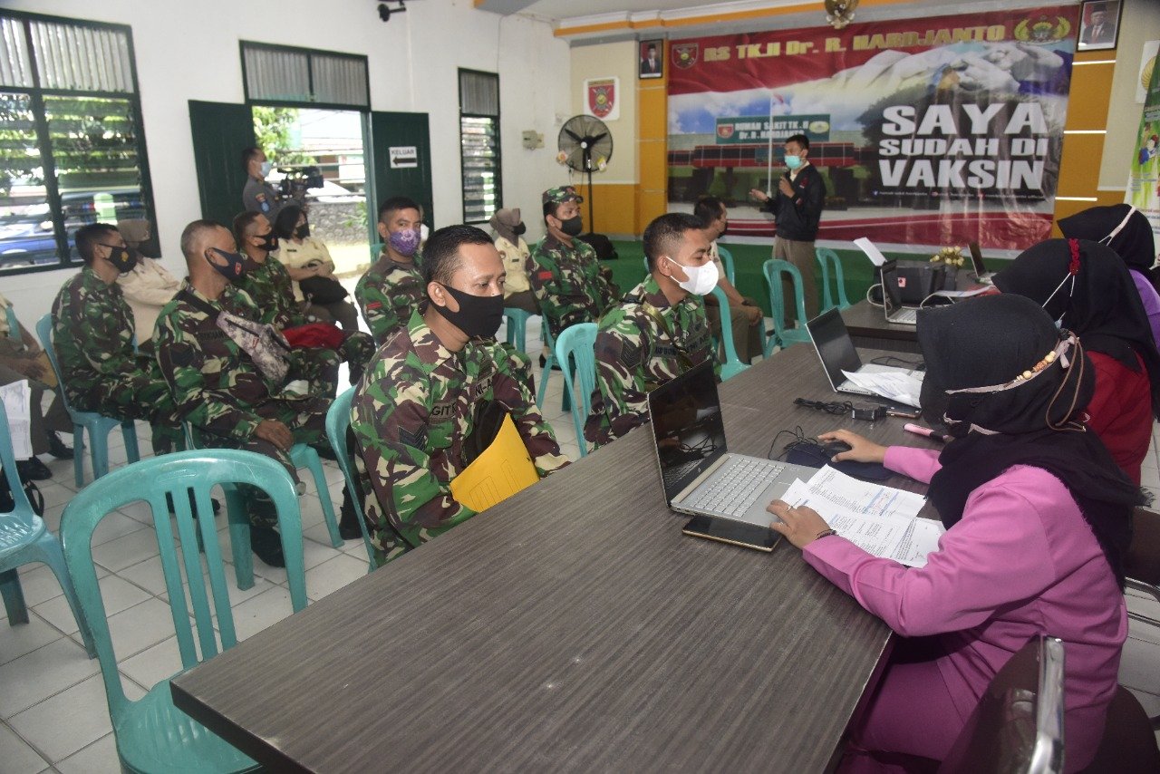 Kodam VI/Mulawarman Kembali Gelar Vaksinasi Covid-19