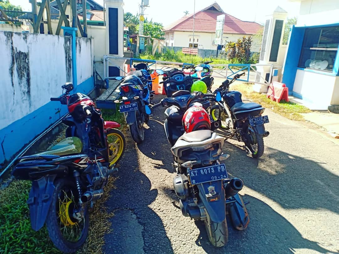 Ngeyel Tetap Pakai Knalpot Brong, Puluhan Motor Racing Diamankan Satlantas Polres Kutai Barat