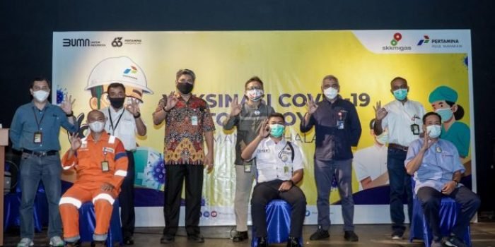 Regional Kalimantan Subholding Upstream Pertamina Laksanakan Vaksinasi Gotong Royong