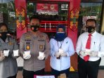 Konferensi pers pengungkapan kasus obat keras jenis double L yang berhasil digagalkan Satreskoba Polresta Balikpapan pada Senin (28/6/2021). Foto : borneoFlash.com/Muhammad Eko.