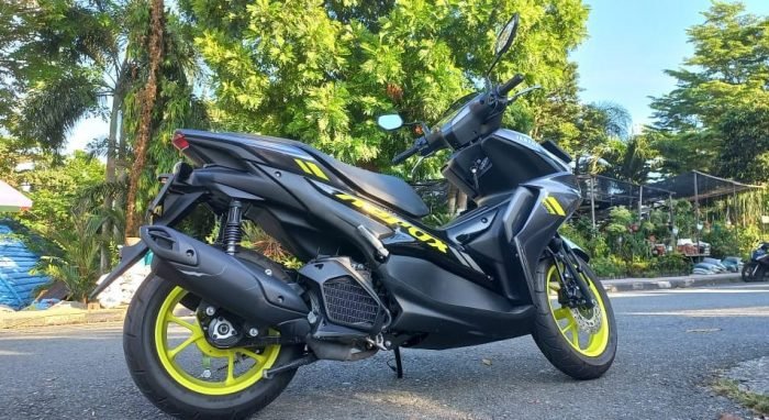 Yamaha Aerox Paling Jago di Kelasnya dan Desain Sporty Performa Paling Oke. Foto : HO. Yamaha Aerox Paling Jago di Kelasnya dan Desain Sporty Performa Paling Oke. Foto : HO.