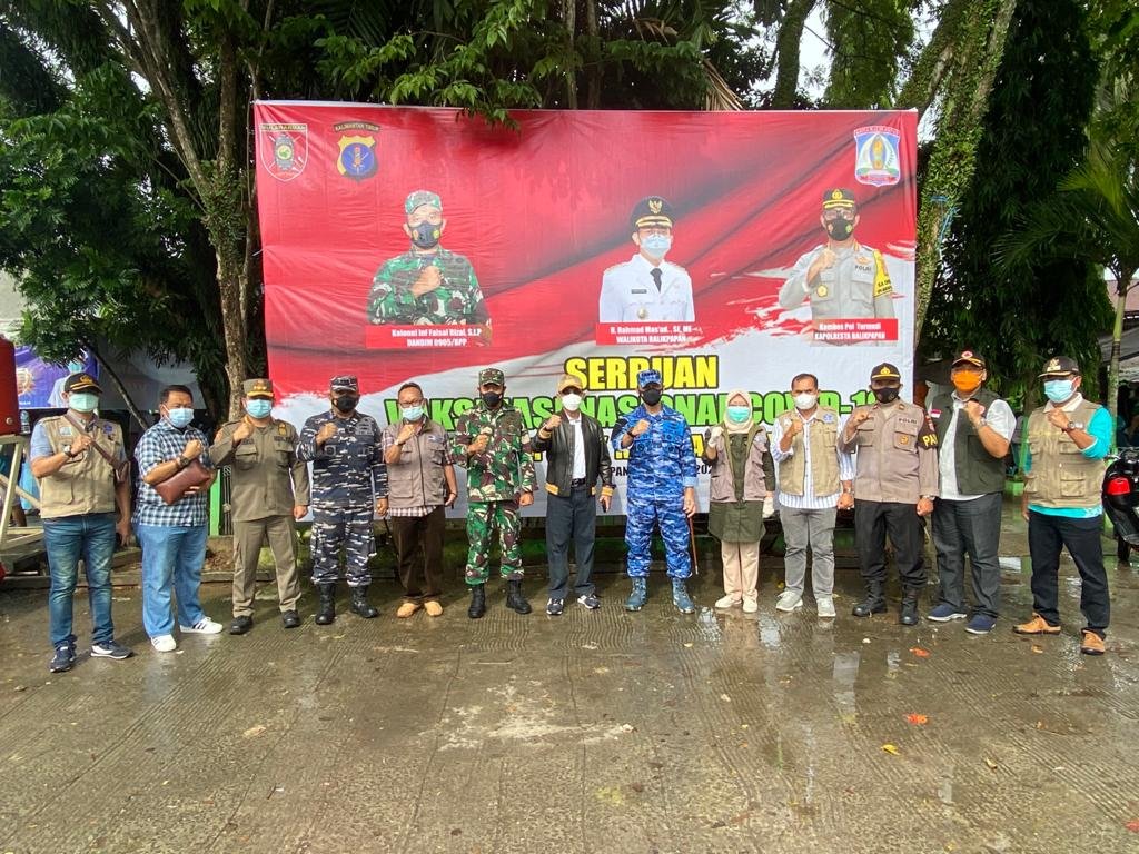 400 Pedagang Pasar Sepinggan Ditarget Ikuti Vaksinasi