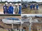 PT. Kayan LNG Nusantara menggenjot Pembangunan Kilang Mini LNG di Simenggaris, Kalimantan Utara. Foto : HO.