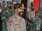 Kapolda Kalimantan Timur Irjen Pol Herry Rudolf Nahak, Saat konferensi pers perkembangangan Covid-19 di Balikpapan pada Jumat (9/7/2021). Foto : BorneoFlash.com/Muhammad Eko.